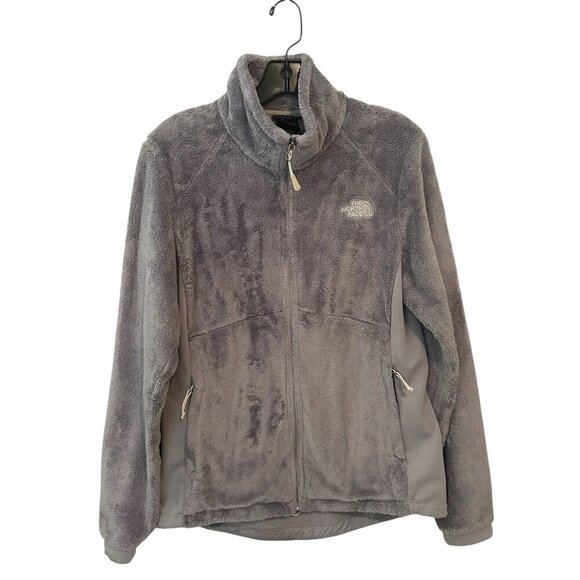 The North Face Jackets & Blazers - The North Face Women’s Size L Gray Soft Fleece Zip Up Jacket